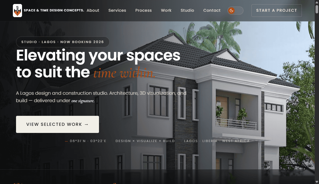 Space & Time Design Concepts